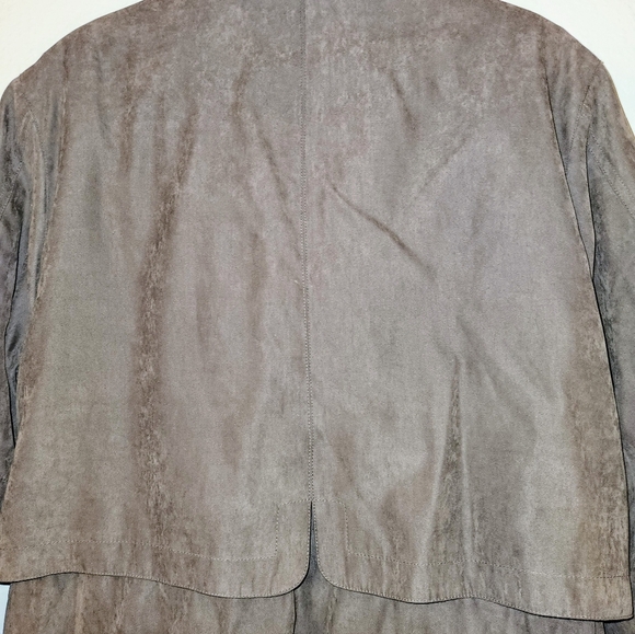 Fleet Street Limited Womens Coat Brown Polyester Long Sleeve Snap Button Sz L. - Picture 8 of 15
